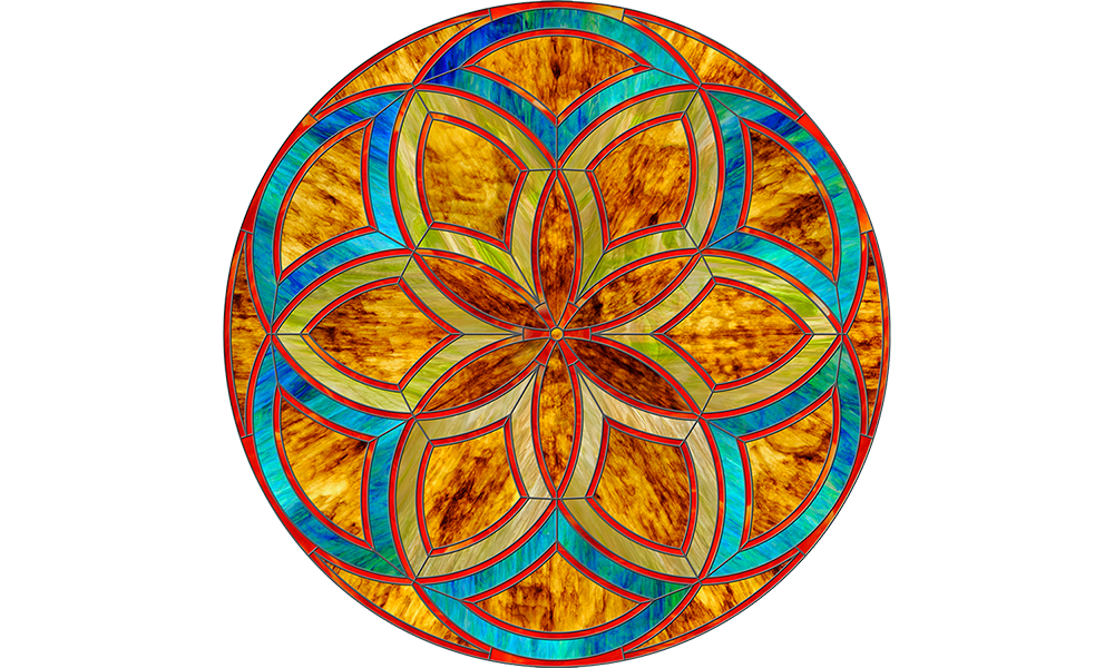 Stained Glass Window Film