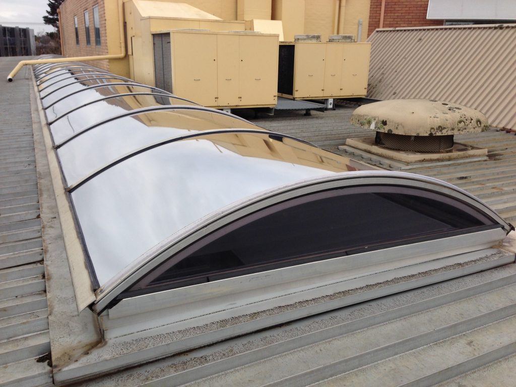 Film Installed: PolyZone Skylight-External